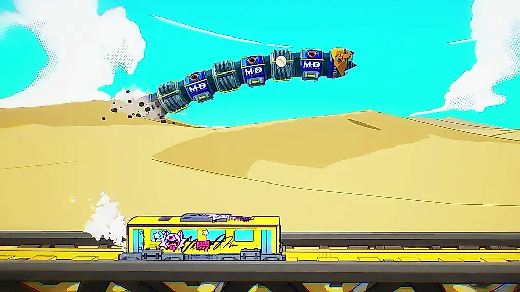 Un tren sobre ruedas: Denshattack! llegará en verano