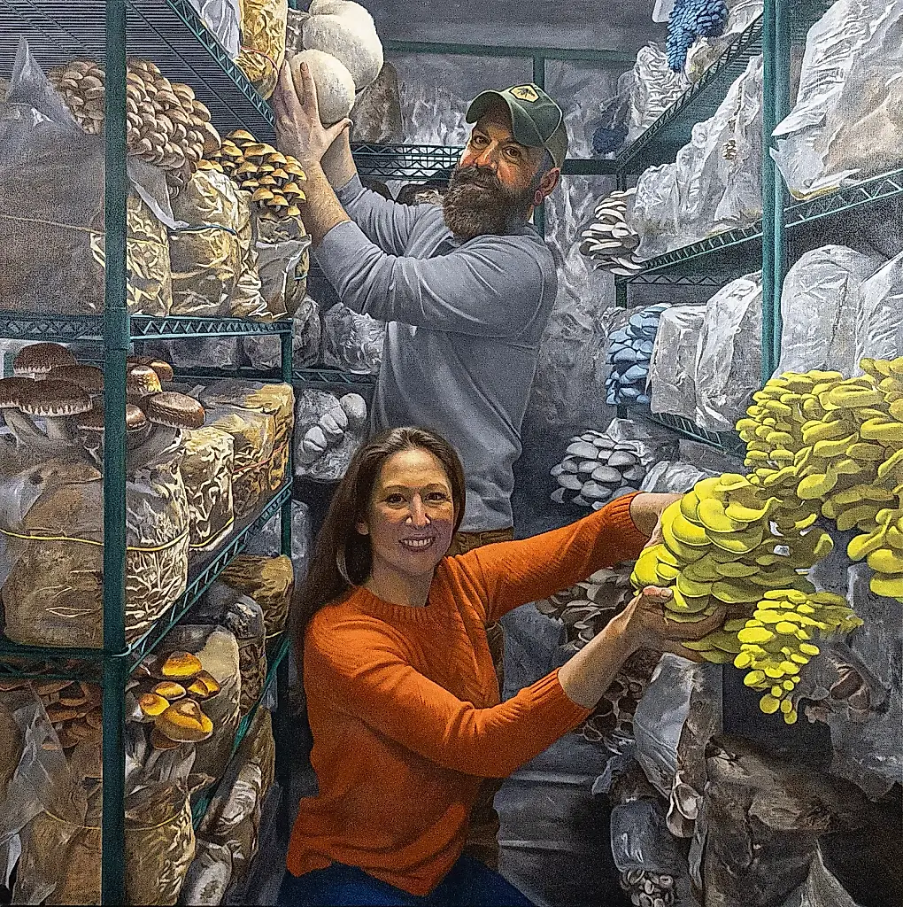 Художница, кормящая город