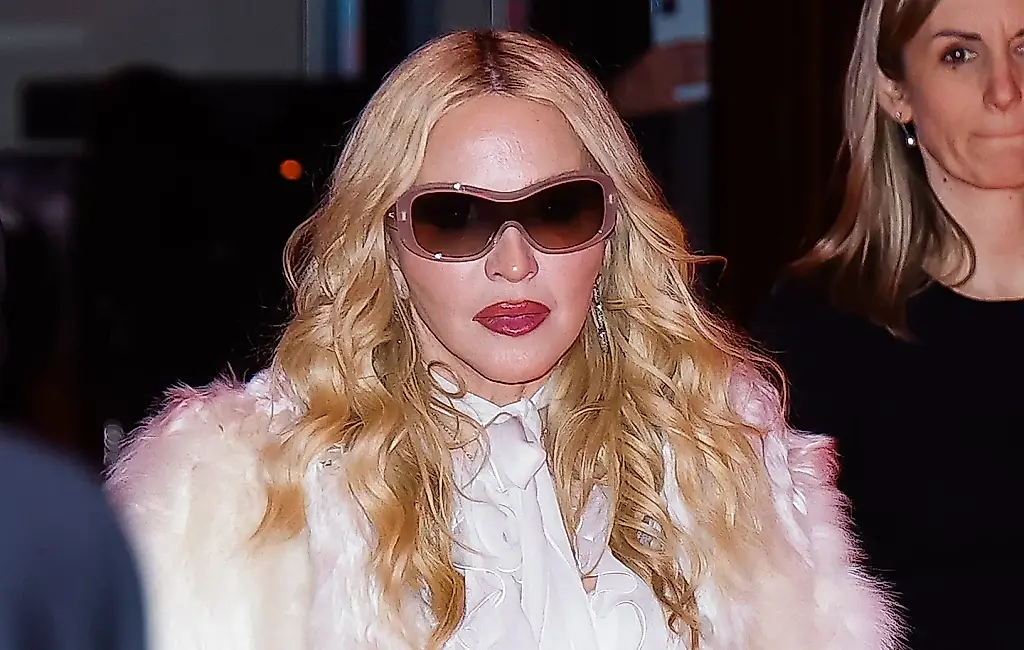 Madonna en el rodaje de The Studio