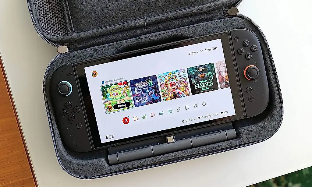 Un cargador elegante para Switch 2