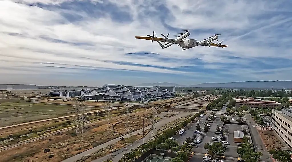 Drones en el cielo de Silicon Valley