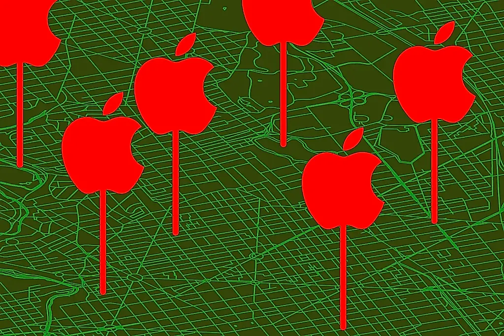 Apple добавляет рекламу в Maps