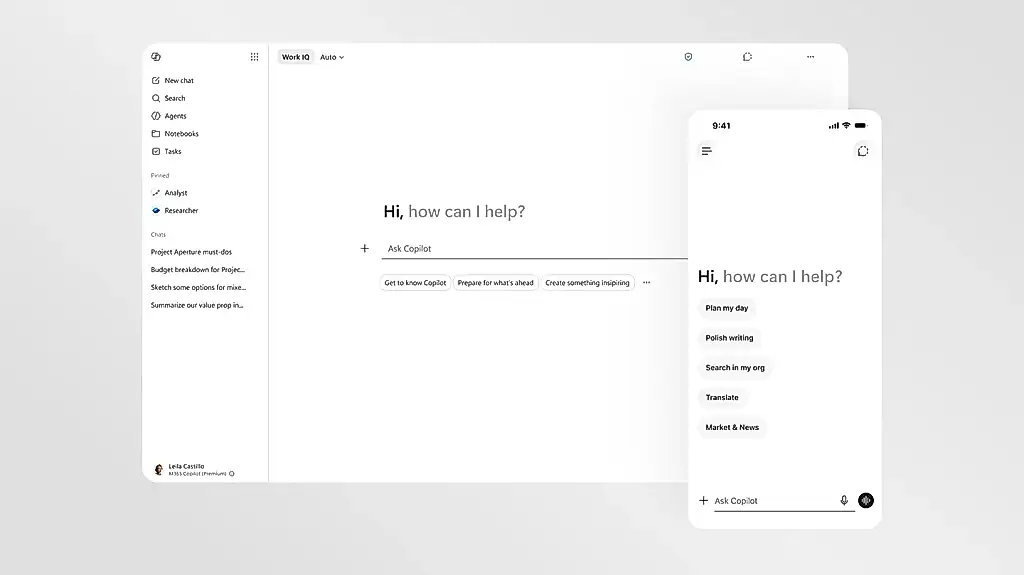 Microsoft presenta un nuevo diseño para Copilot