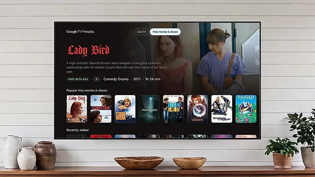 Google TV Freeplay se convierte en un servicio bajo demanda: ahora puedes elegir qué ver