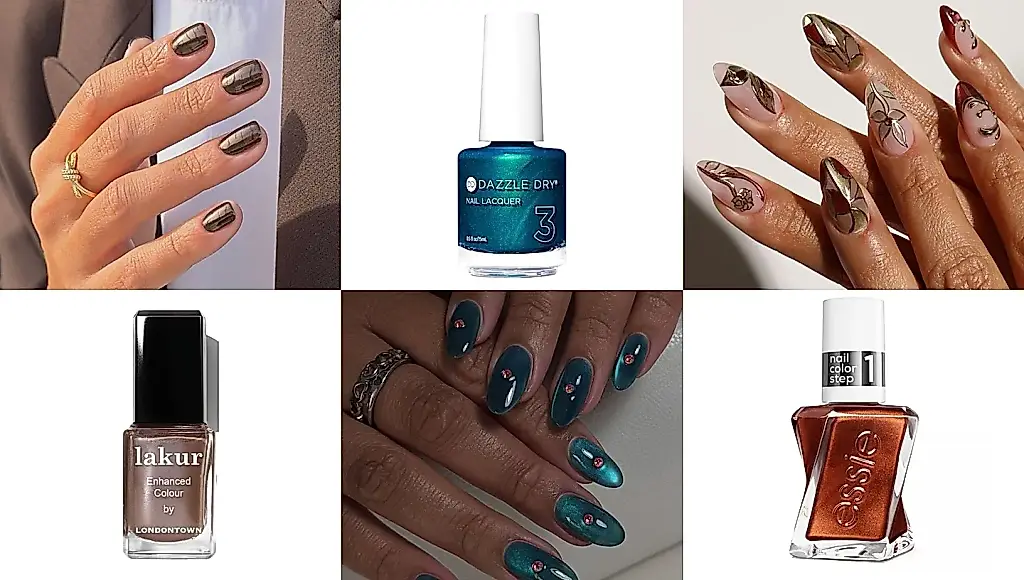 El otoño en las uñas: nueve manicuras con manzanas, morado de bruja y diseños rojo sangre