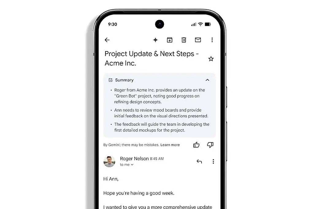 Gmail стал умнее: сводки теперь по умолчанию