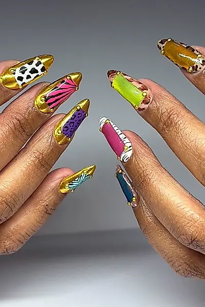 La manicura de 2002 ha vuelto, y la purpurina ya está lista — foto 3